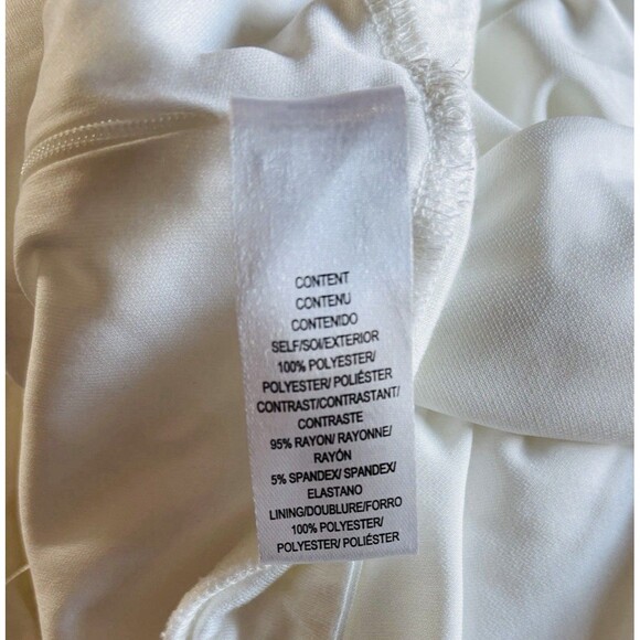 WAYF White Criss Cross Sleeveless Bodysuit Nordstrom Designer Size Small New - Picture 6 of 7